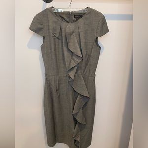 Tahari grey dress, size 2